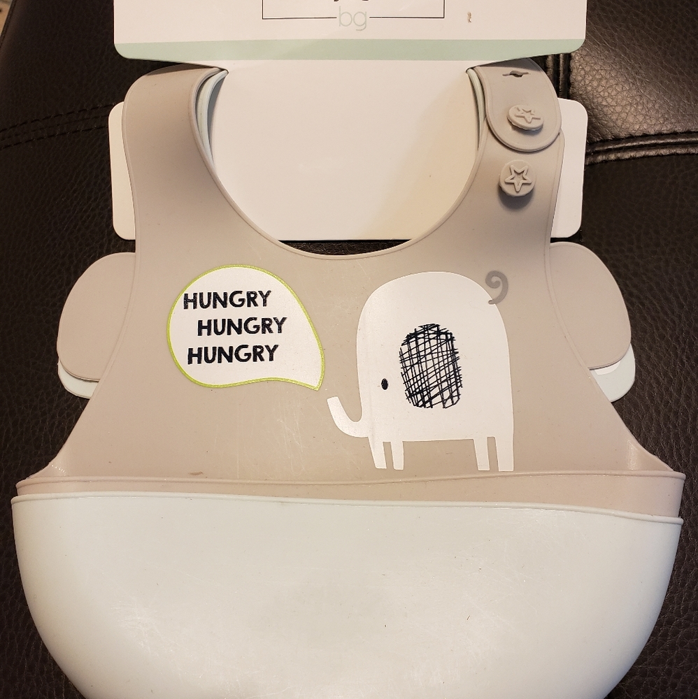 Silicone Baby Bibs Two Pack